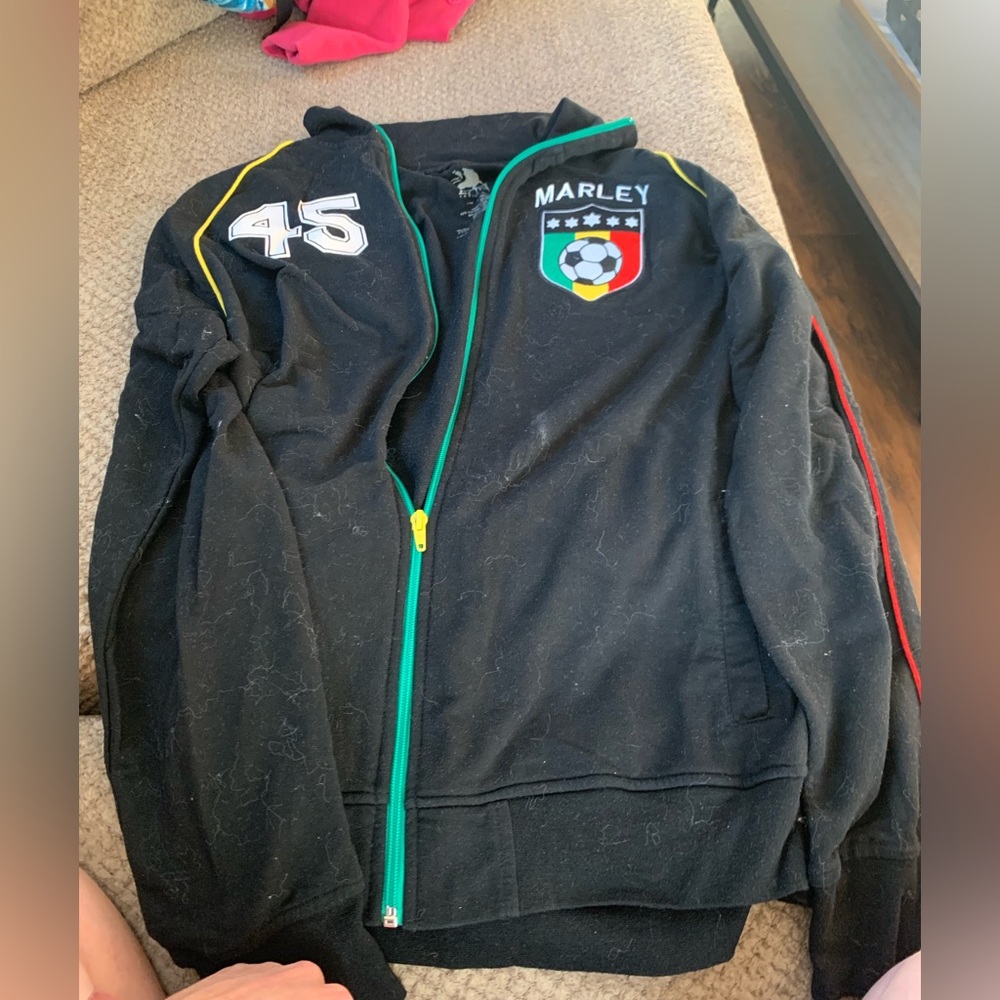 Bob Marley zip up jacket size L unisex